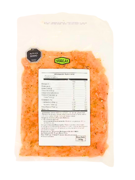 Salmón Ahumado Recorte Gravlax 500 gr